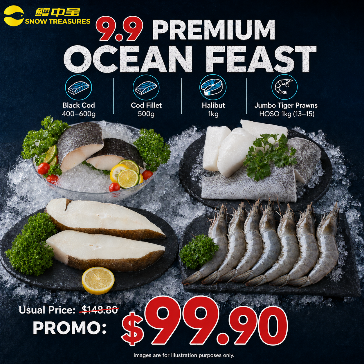 9.9 - Premium Ocean Feast