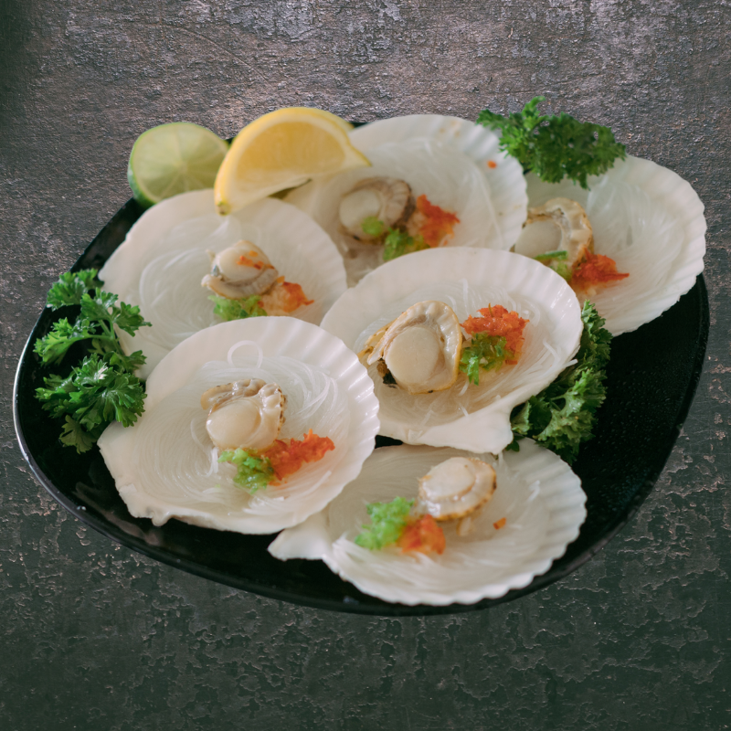 
                
                    Load image into Gallery viewer, Garlic Vermicelli Scallops 6 Pcs
                
            